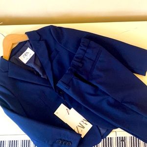 Zara Boys Suit Jacket and Dress Pants (2 items)